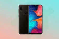 Android 10 Galaxy A20e