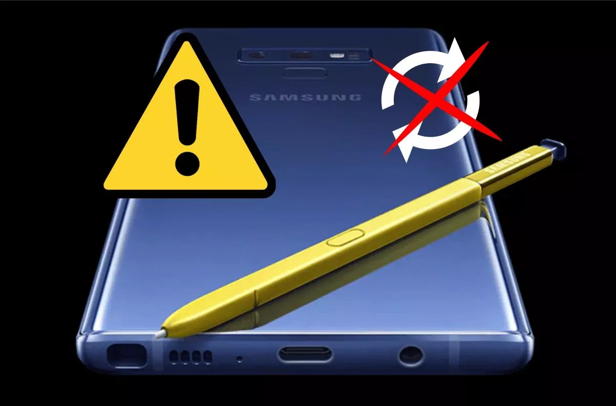 březnový bezpečnostní update Galaxy Note 9 problém upozornění