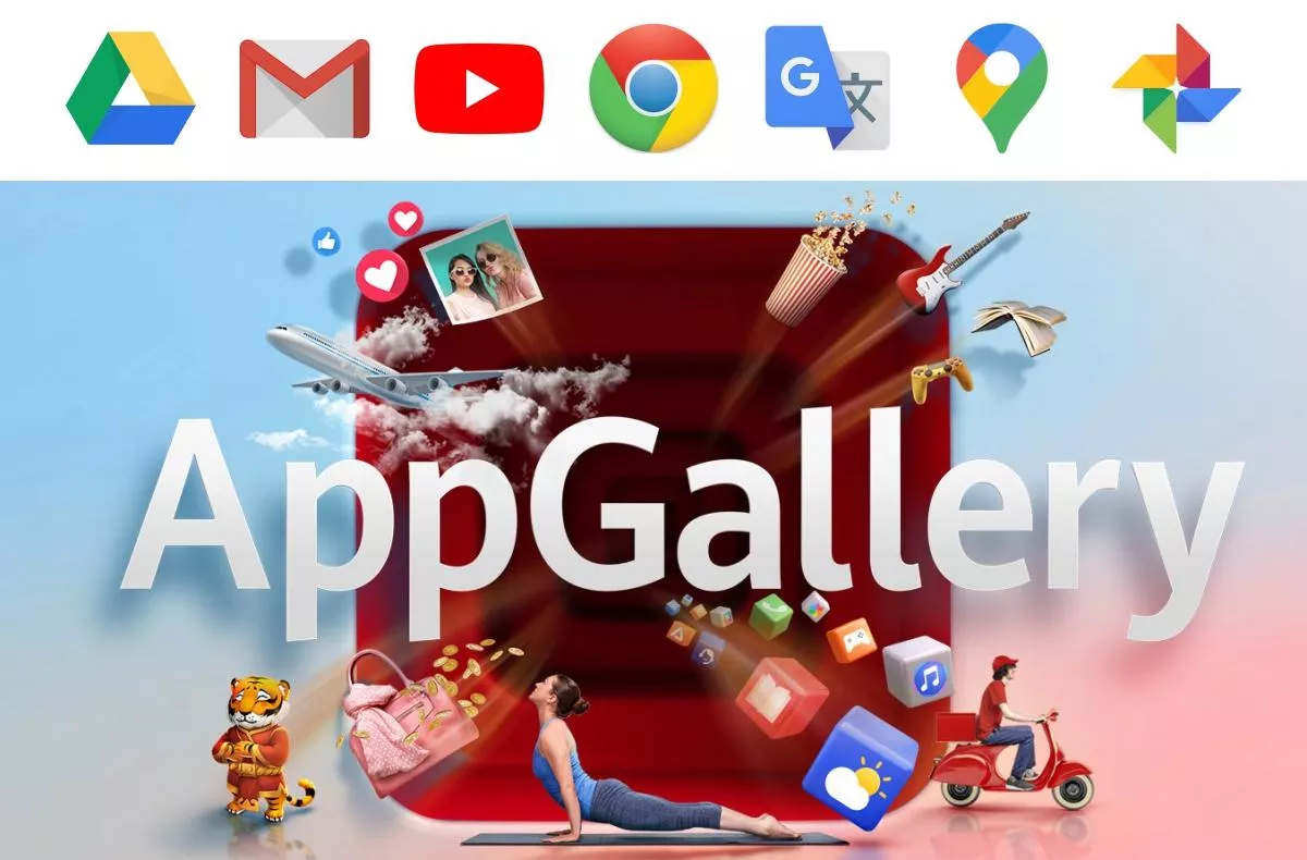 Google aplikace Huawei AppGallery