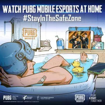 PUBG Mobile Covid19 kampan stainthesafezone 2