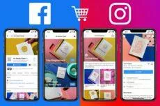 nakupování na Facebooku a Instagramu