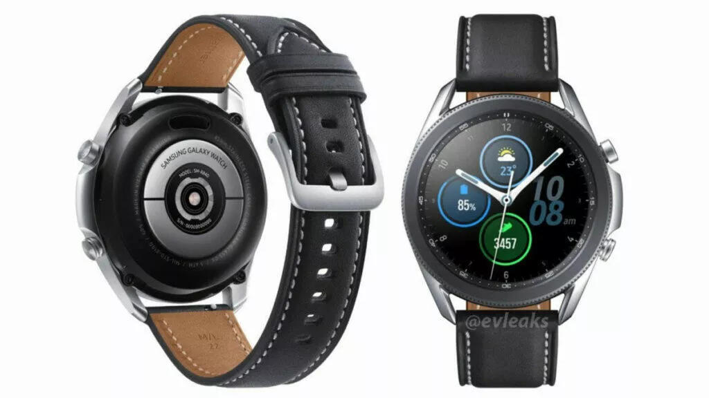 design Samsung Galaxy Watch 3 evleaks