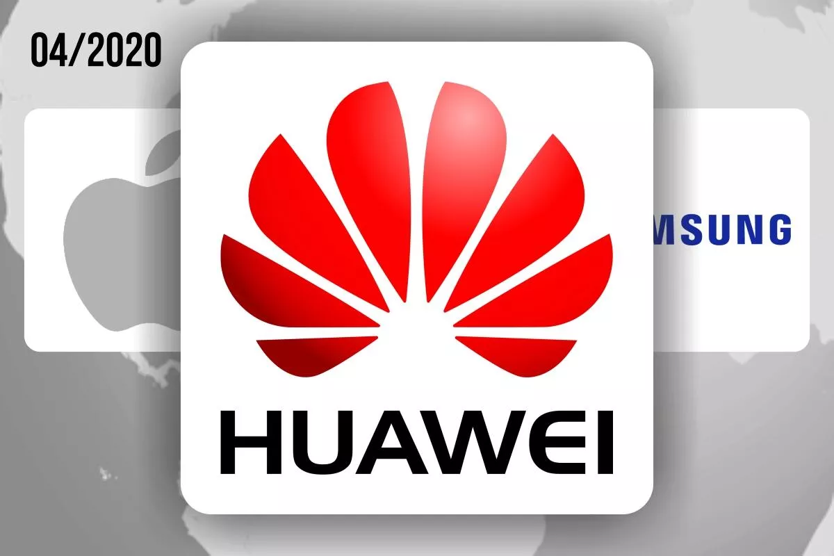 Huawei nejúspěšnější výrobce duben 2020