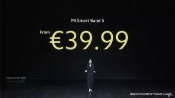 Xiaomi Mi Band 5 globální verze cena