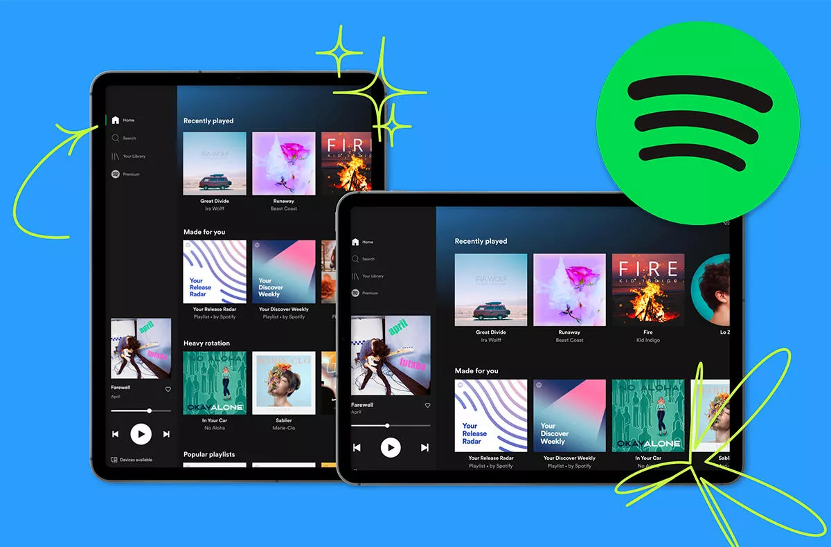 spotify nový vzhled pro android