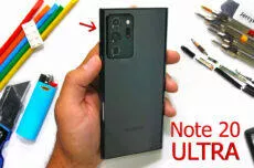 test odolnosti galaxy note 20 ultra