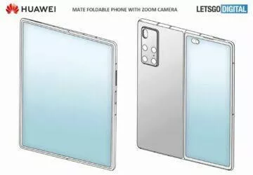 Huawei Mate X2 patent rozevřený