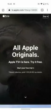 apple tv plus android