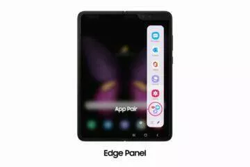 Galaxy Fold bezdrátový DeX Boční panel s App-pair