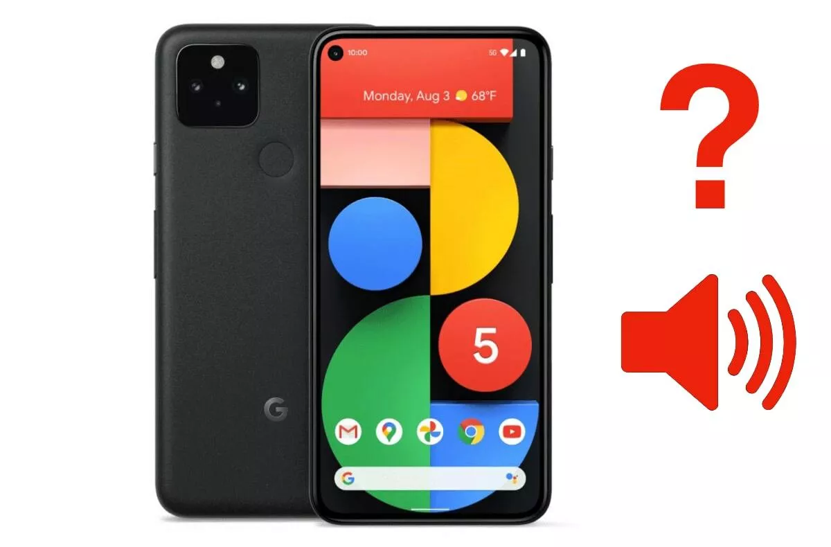 Pixel 5 reproduktor pod displejem