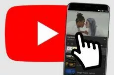 YouTube Android posouvání klepnutím