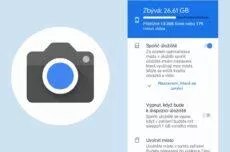 Google Fotoaparát ušetřit místo