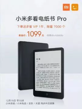 novinka Xiaomi eBook Reader Pro