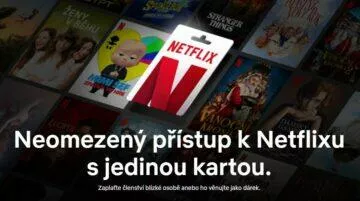 prémiový účet dárek Netflix