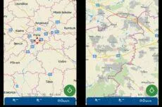 MapFactor Navigator zobrazení hranic okresů