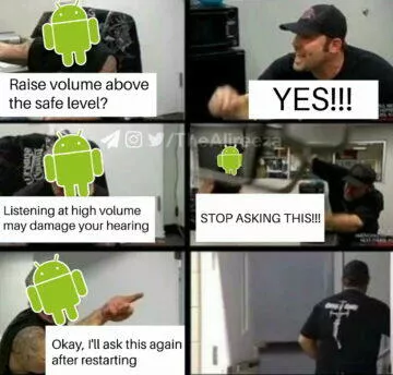 android vtipné meme