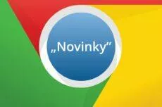 Google Chrome Novinky karta