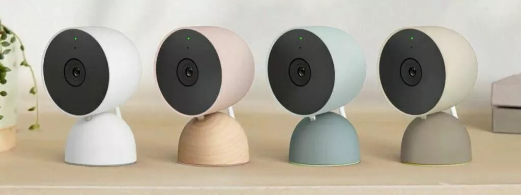 Google Nest Cam Indoor 2021 barvy