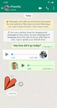 WhatsApp mizení zpráv nové možnosti Zuckerberg screen