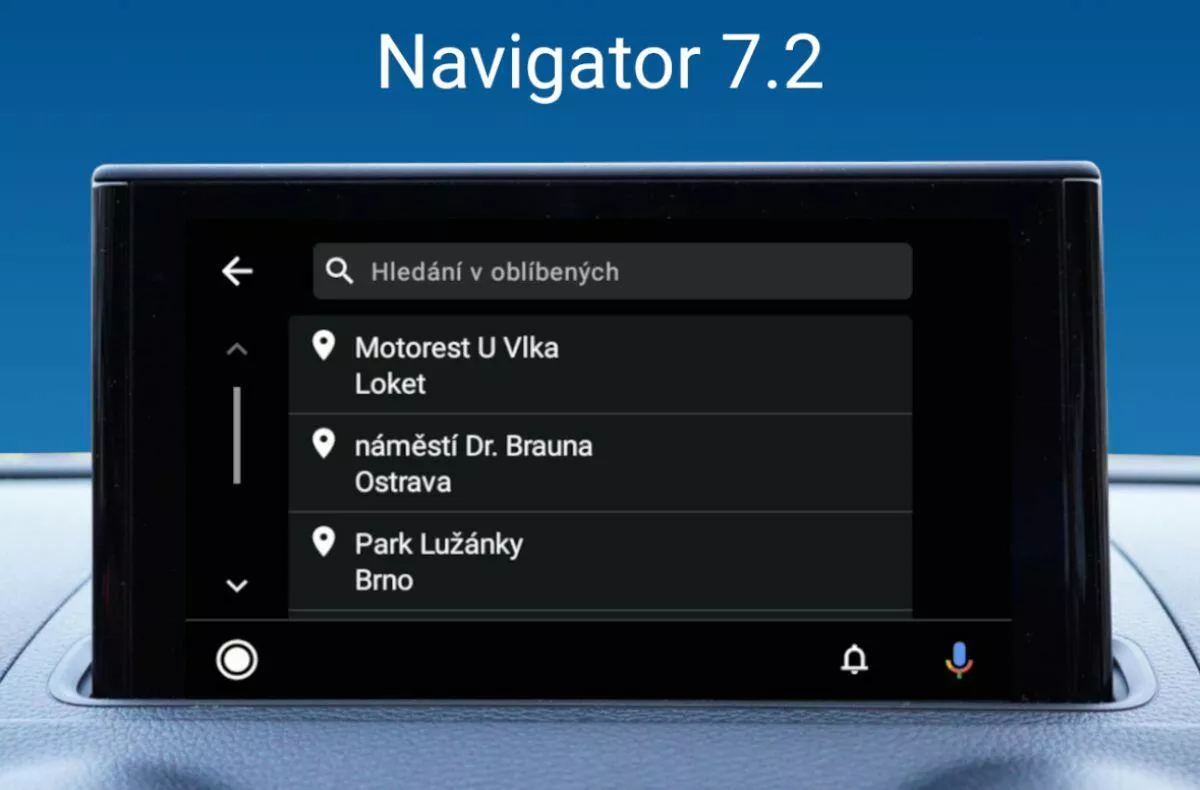 Vy El Mapfactor Navigator 7 2 Je Lep Nejen V Android Auto   Mapfactor Navigator 72 Android Auto Novinky 