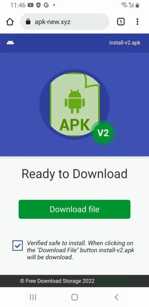 Android trojan SMSFactory Avast ukázka instalace