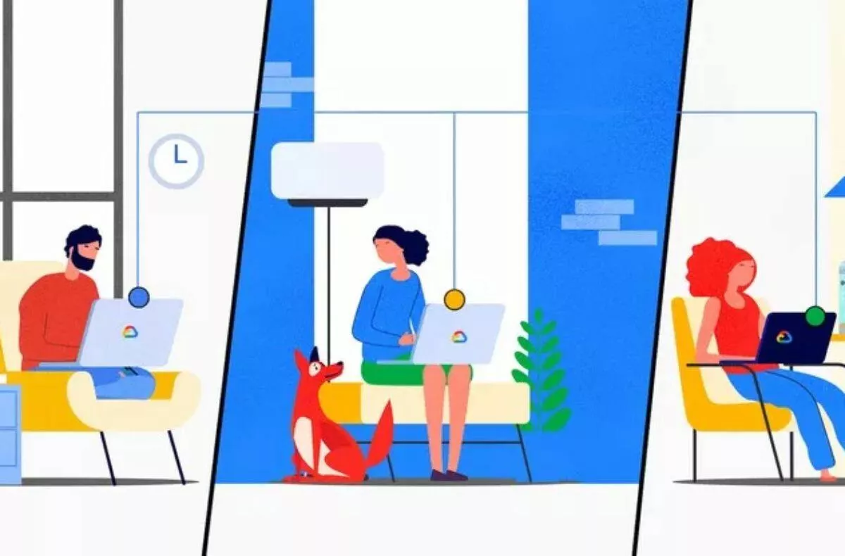 Google Workspace nový nabídka sdílení