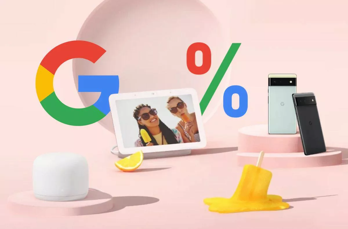 Google letní slevy 2022 Pixel 6 Nest Audio