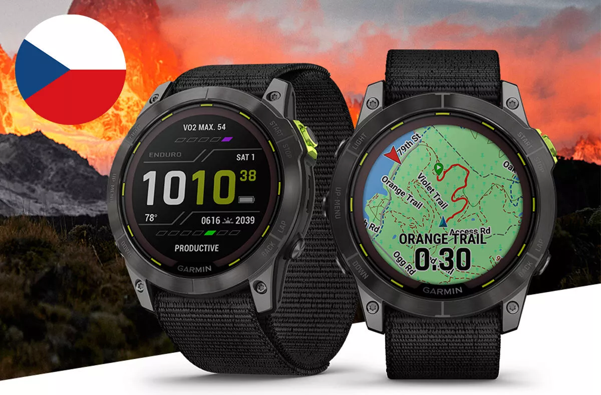 Garmin Enduro 2 kombinují AMOLED displej a skvělou výdrž