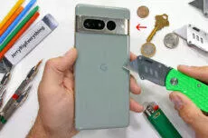 Google Pixel 7 Pro test odolnosti