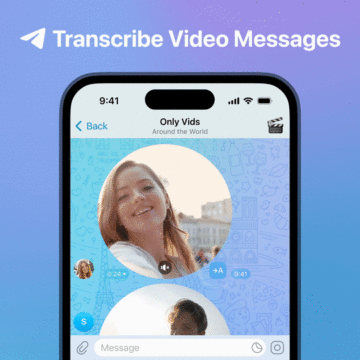 Telegram Převod řeči z videa na text