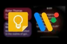 hodinky Wear OS 3 vzhledově upravený Google Keep