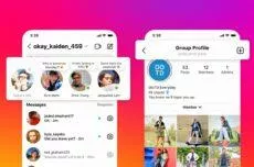 Instagram poznámky skupinové profily