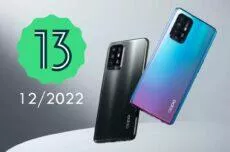 Oppo Android 13 ColorOS 13 update prosinec 2022