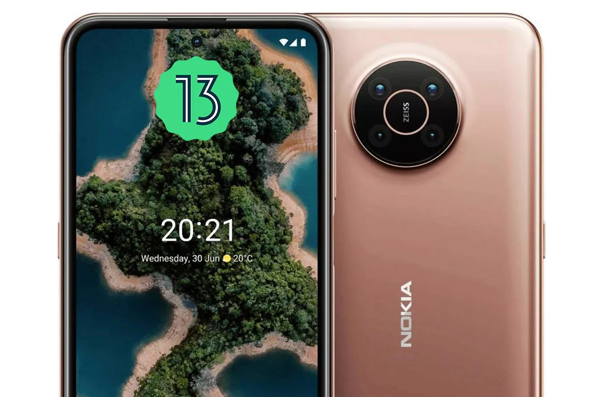 nokia x20 x10 android 13 aktualizace