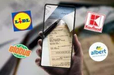 digitální účtenky aplikace LIDL Globus Albert Kaufland