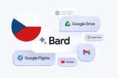 Google Bard ČR vylepšení aplikace Disk Dokumenty Gmail Lens