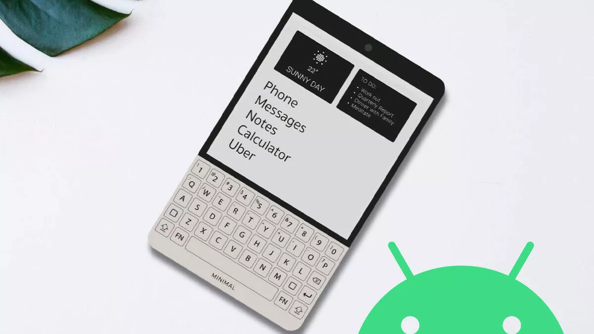 Unikátní Minimal Phone s Androidem láká na dlouhou výdrž, fyzickou klávesnici a e-ink displej