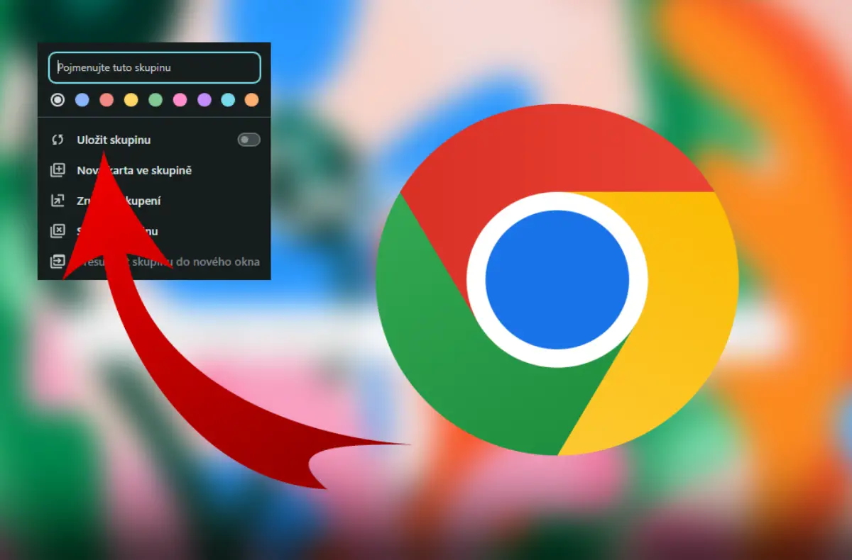 google chrome skupiny