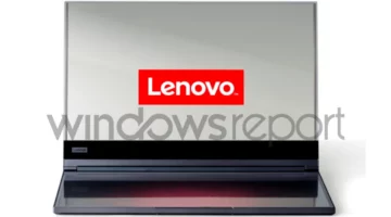 Lenovo notebook s průhledným displejem