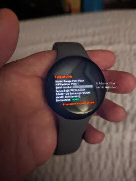 Pixel Watch prototyp