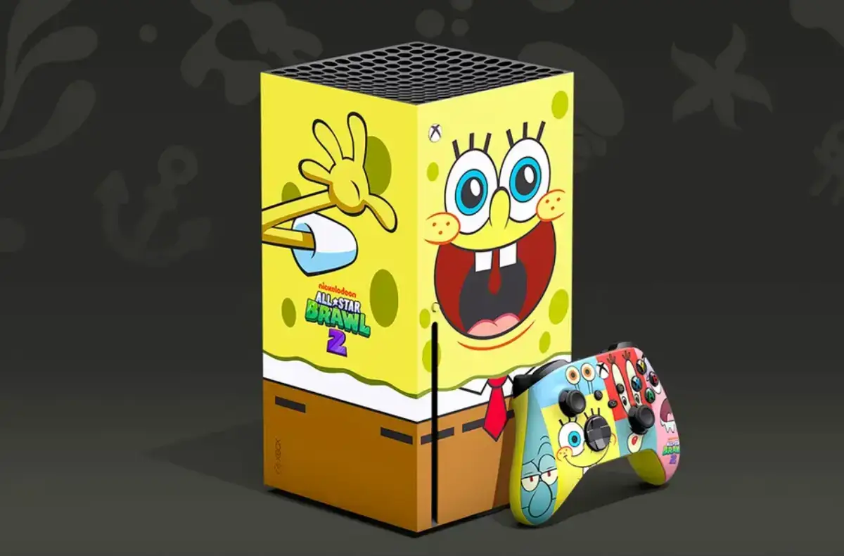 Xbox Series X Spongebob v kalhotách