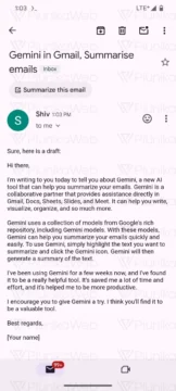 google gemini gmail