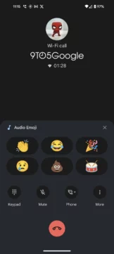 google telefon audio emoji