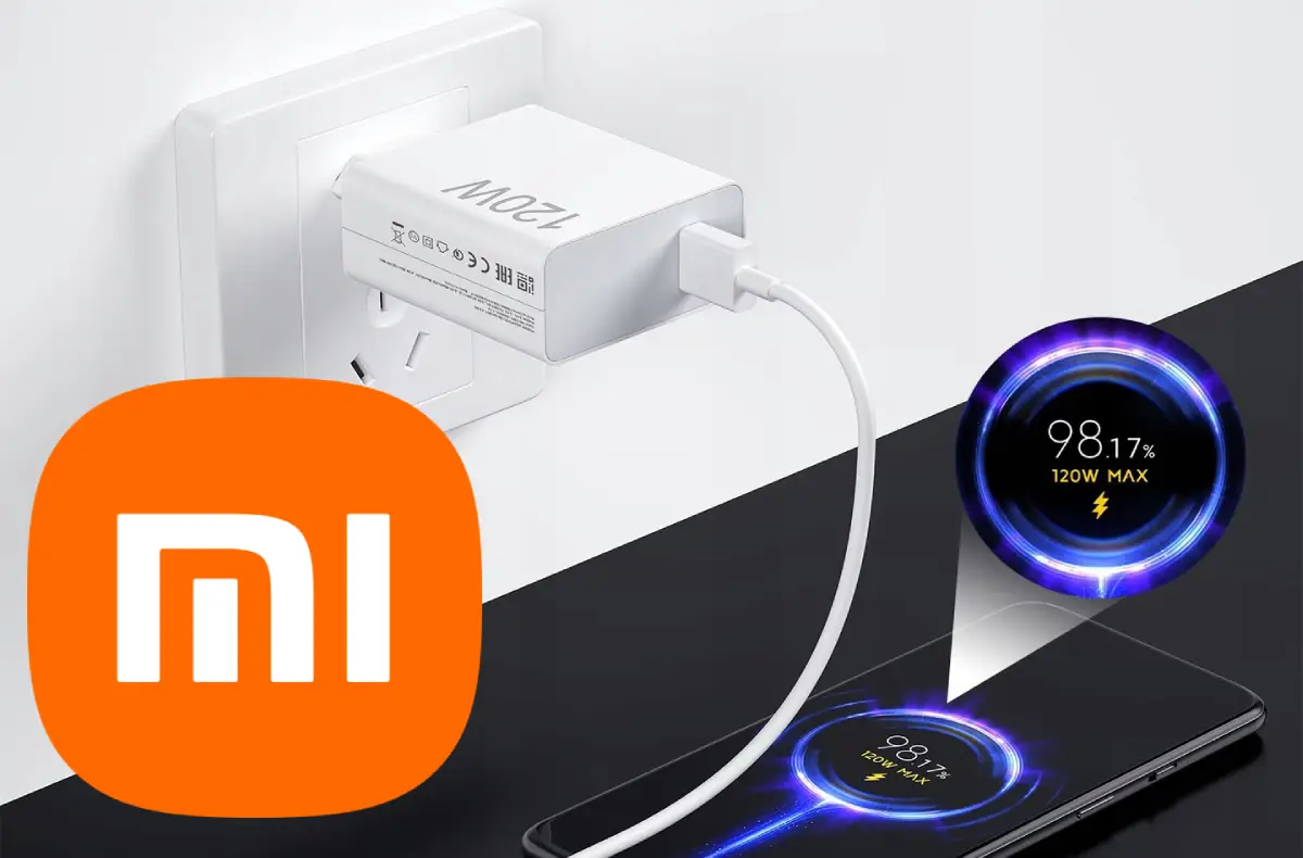 xiaomi 120w nabijecka ilustrace