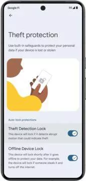 Google Detekce krádeže