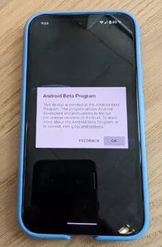 Android 15 start