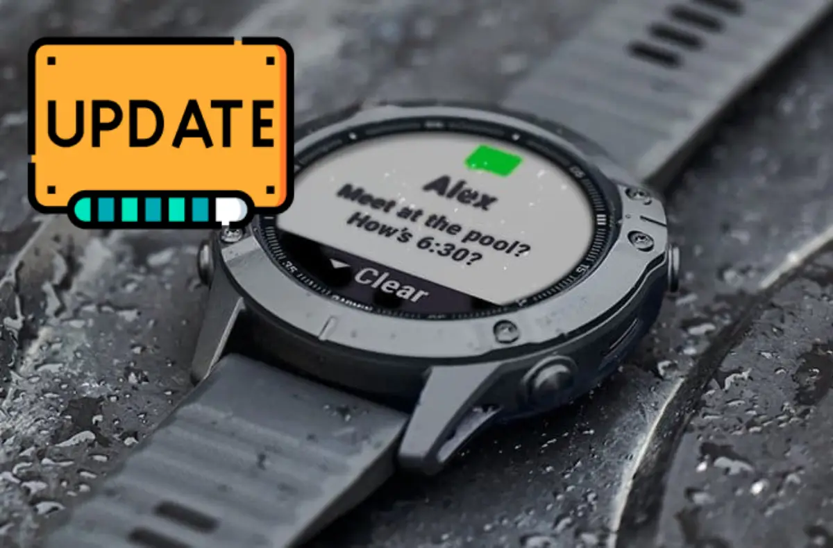 Garmin Fenix 6 aktualizace