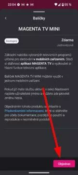 Nastavení Magenta TV