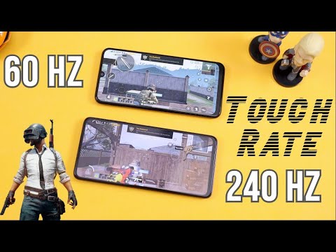 60hz vs 240hz Touch Sampling Rate in PUBG Gaming Test | Faster Firing🔥🔥🔥