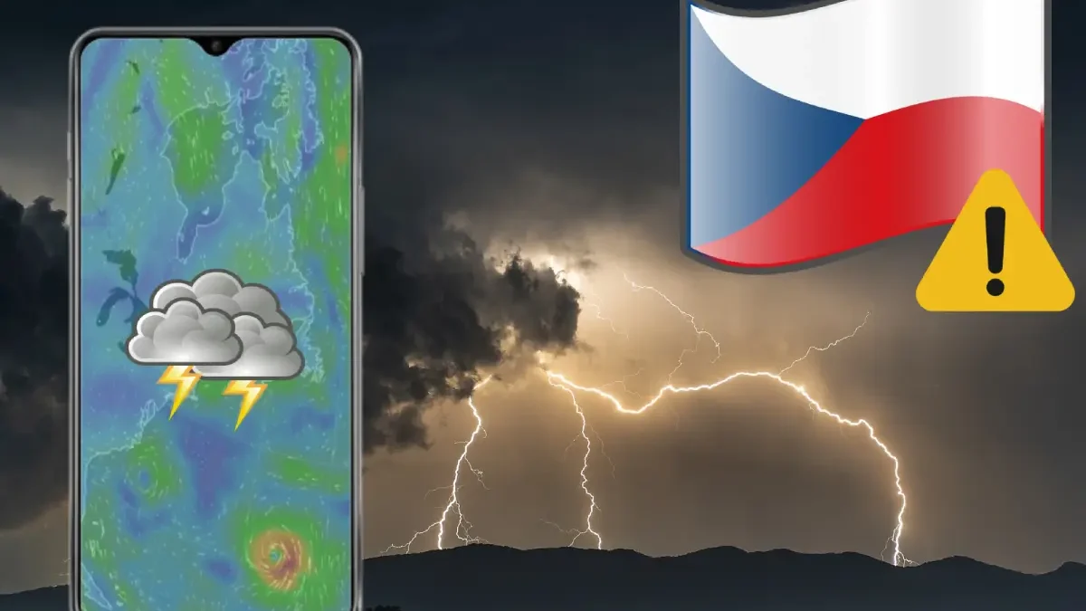 Silné bouřky v Česku: Jak je sledovat pomocí telefonu?
